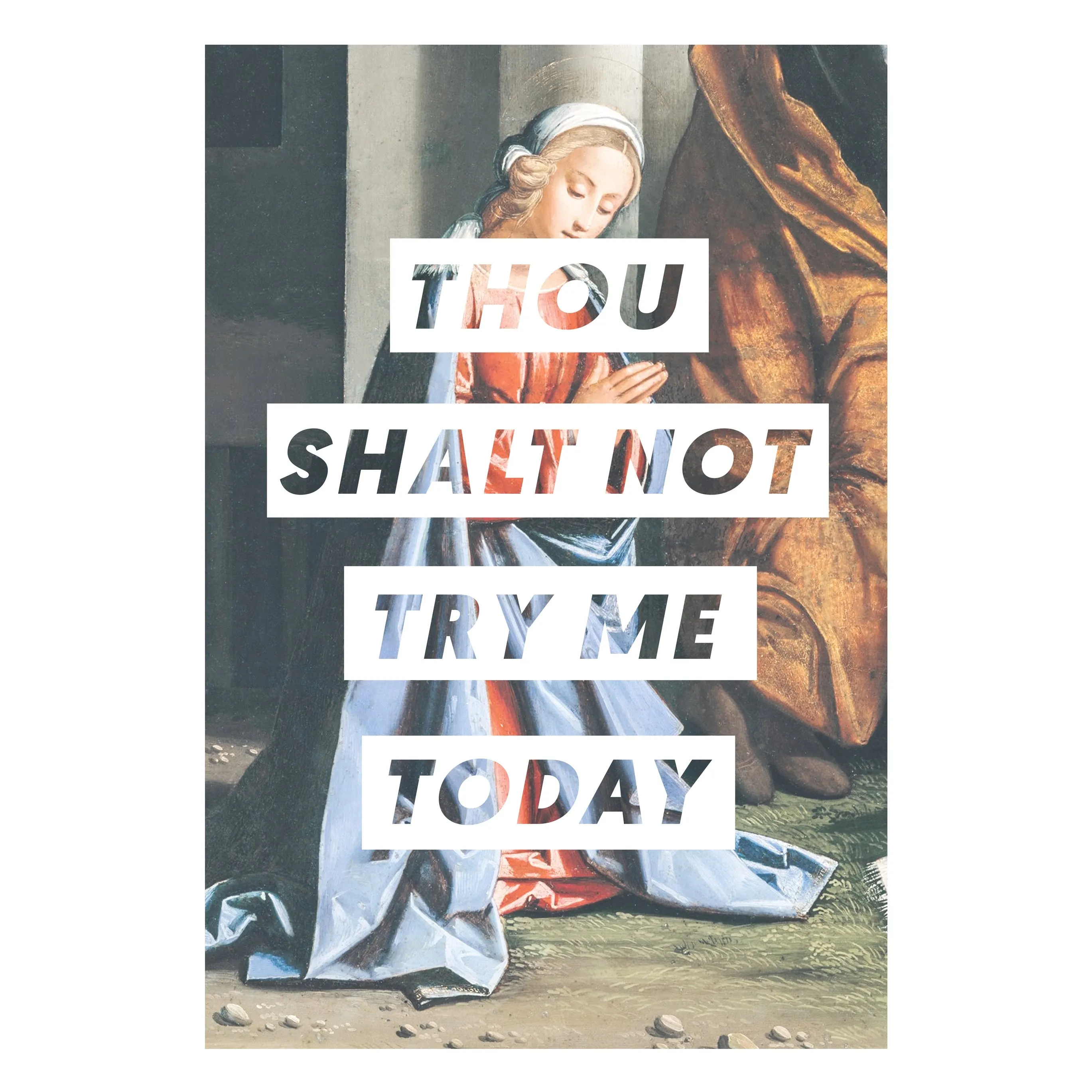 Don't Try Me Art Print