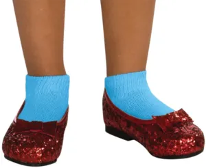Dorothy Sequin Shoes Child Med Child Girls Costume Accessories