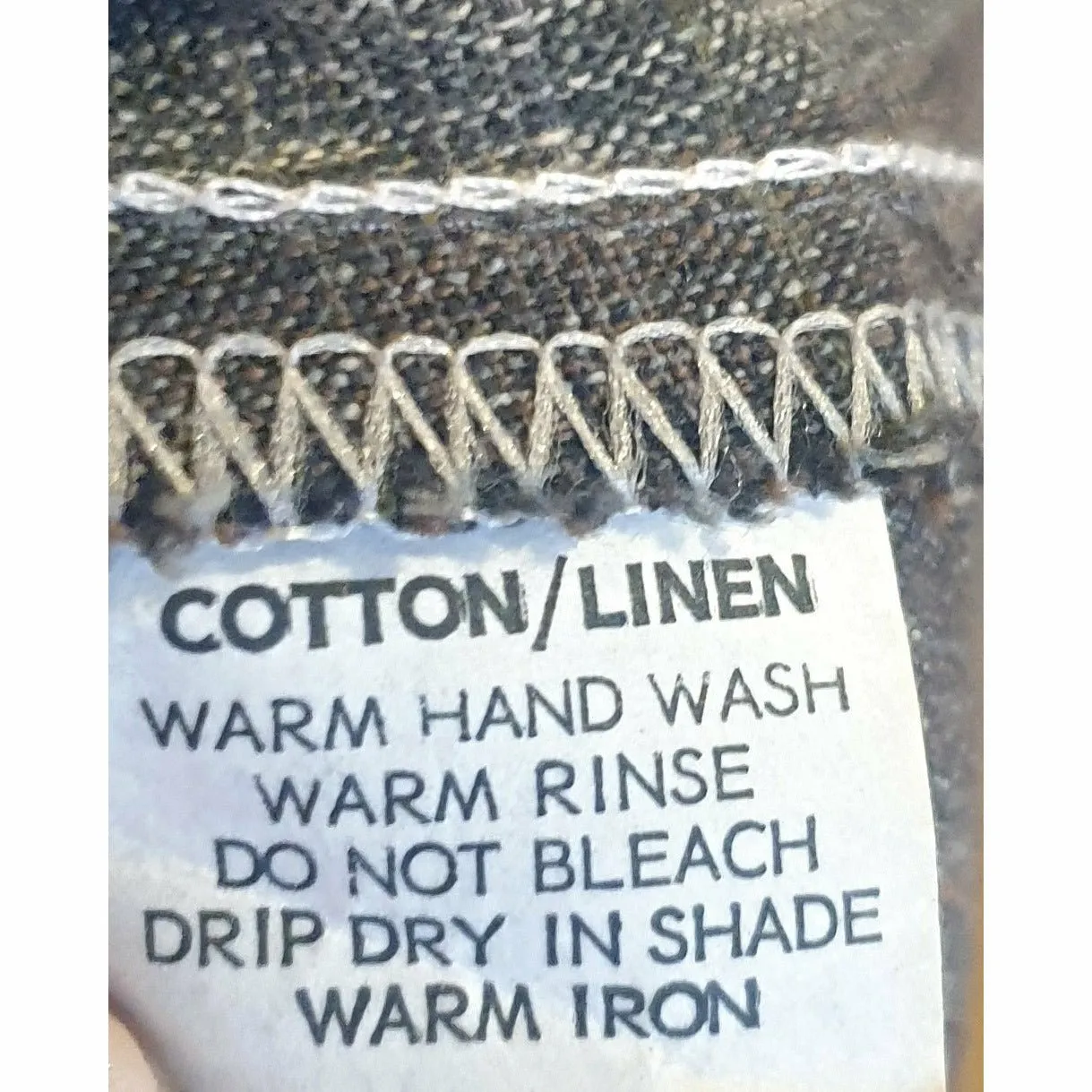 Dot Herbey pre-owned cotton/linen check print skirt size 14