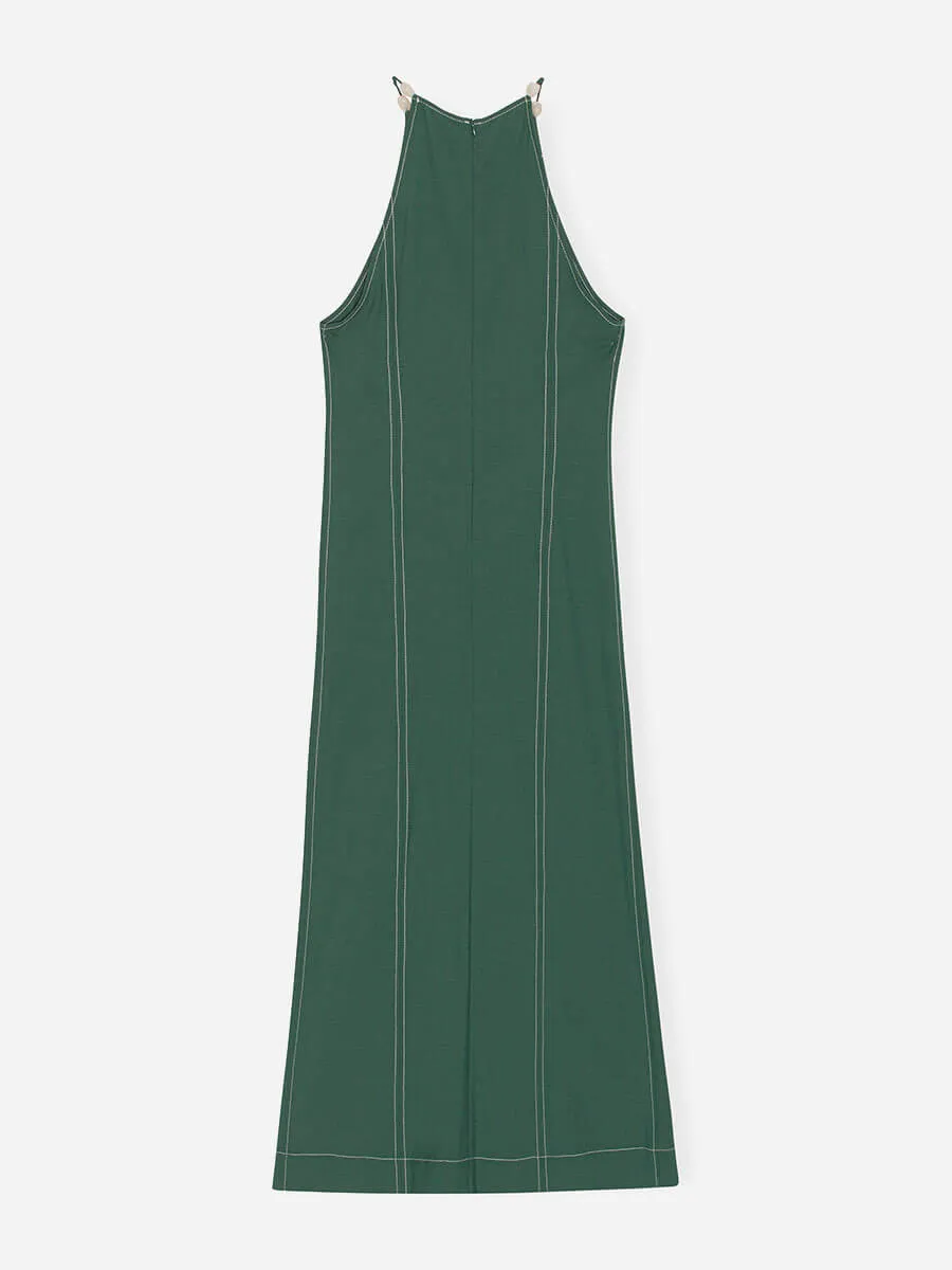Drapey Melange Maxi Dress