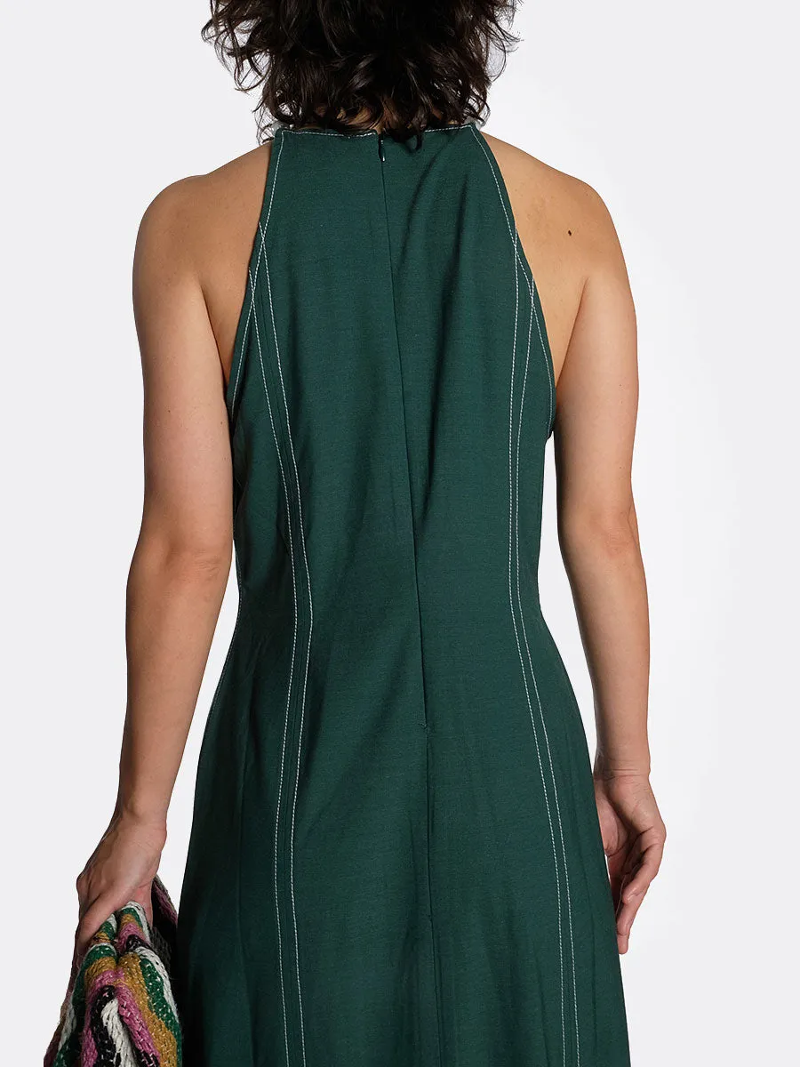Drapey Melange Maxi Dress