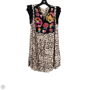 Dress Casual Short By Savanna Jane In Animal Print, Size: M