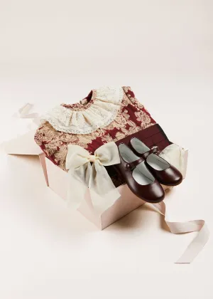 Eleanor Floral Gift Set in Burgundy
