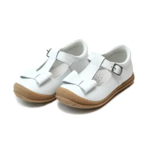 EMMA WHITE BOW T-STRAP MARYJANE