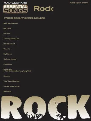 ESSENTIAL SONGS ROCK PVG (O/P)