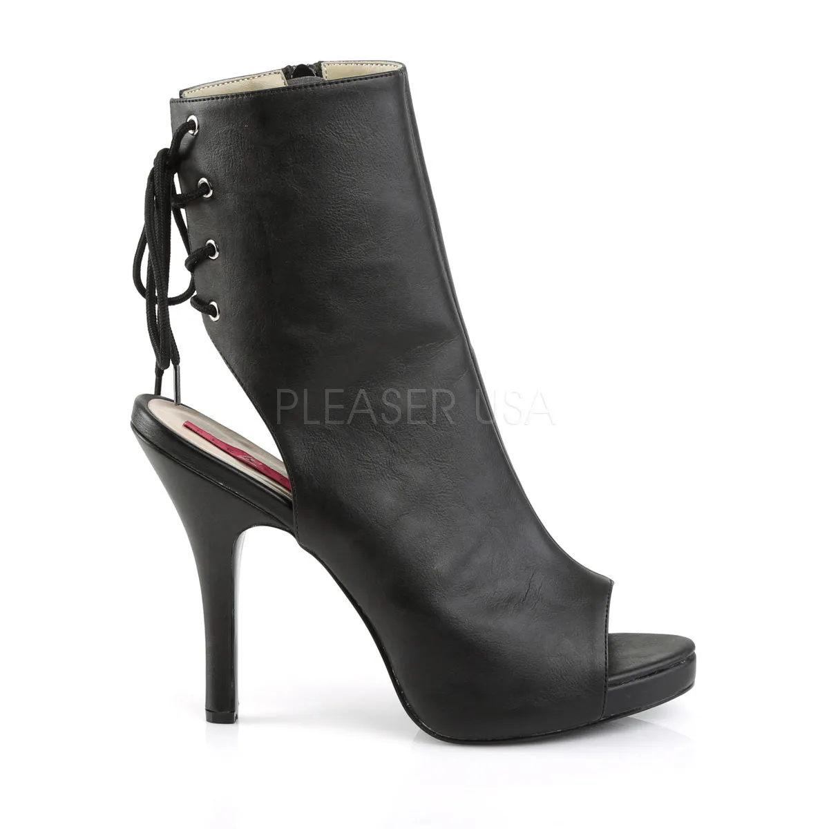 EVE-102  Black Faux Leather