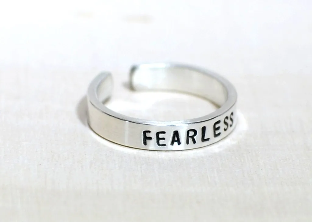 Fearless Sterling Silver Toe Ring - choice of metals