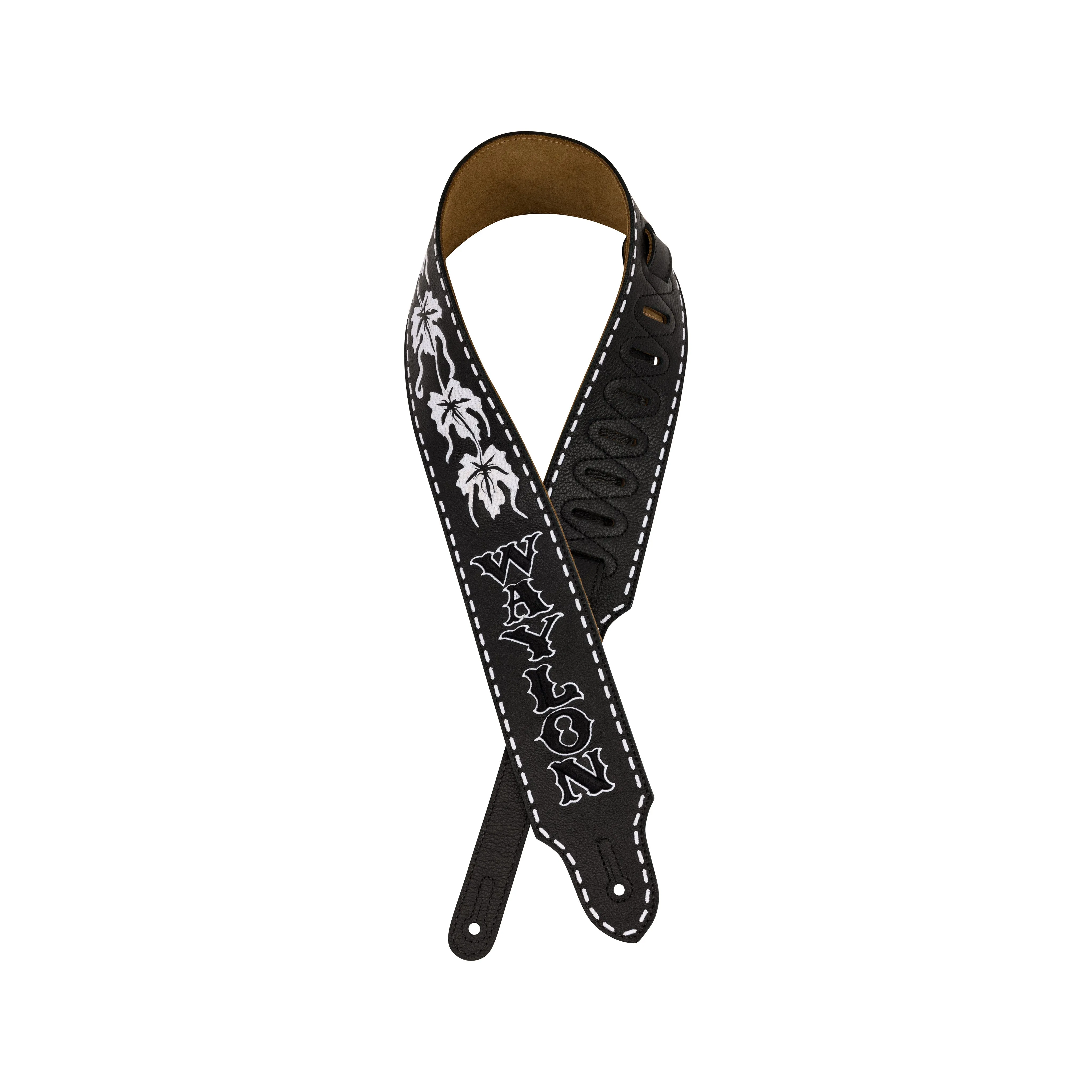Fender Waylon Jennings Signature Guitar Strap, Black