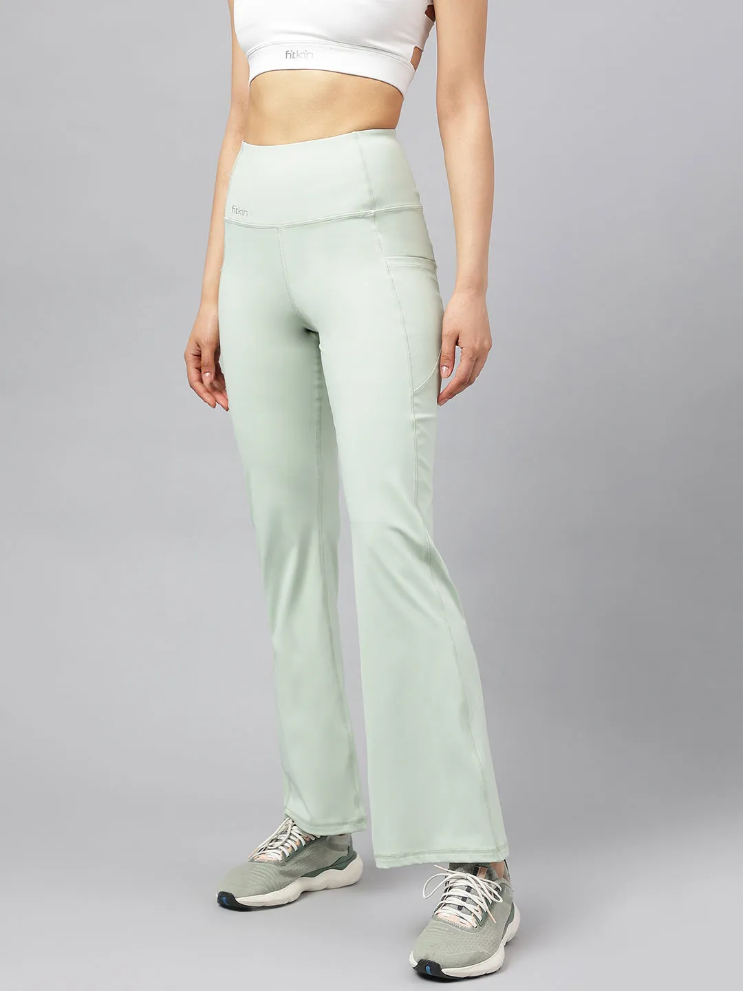 Fitkin high waist side pocket trackpants