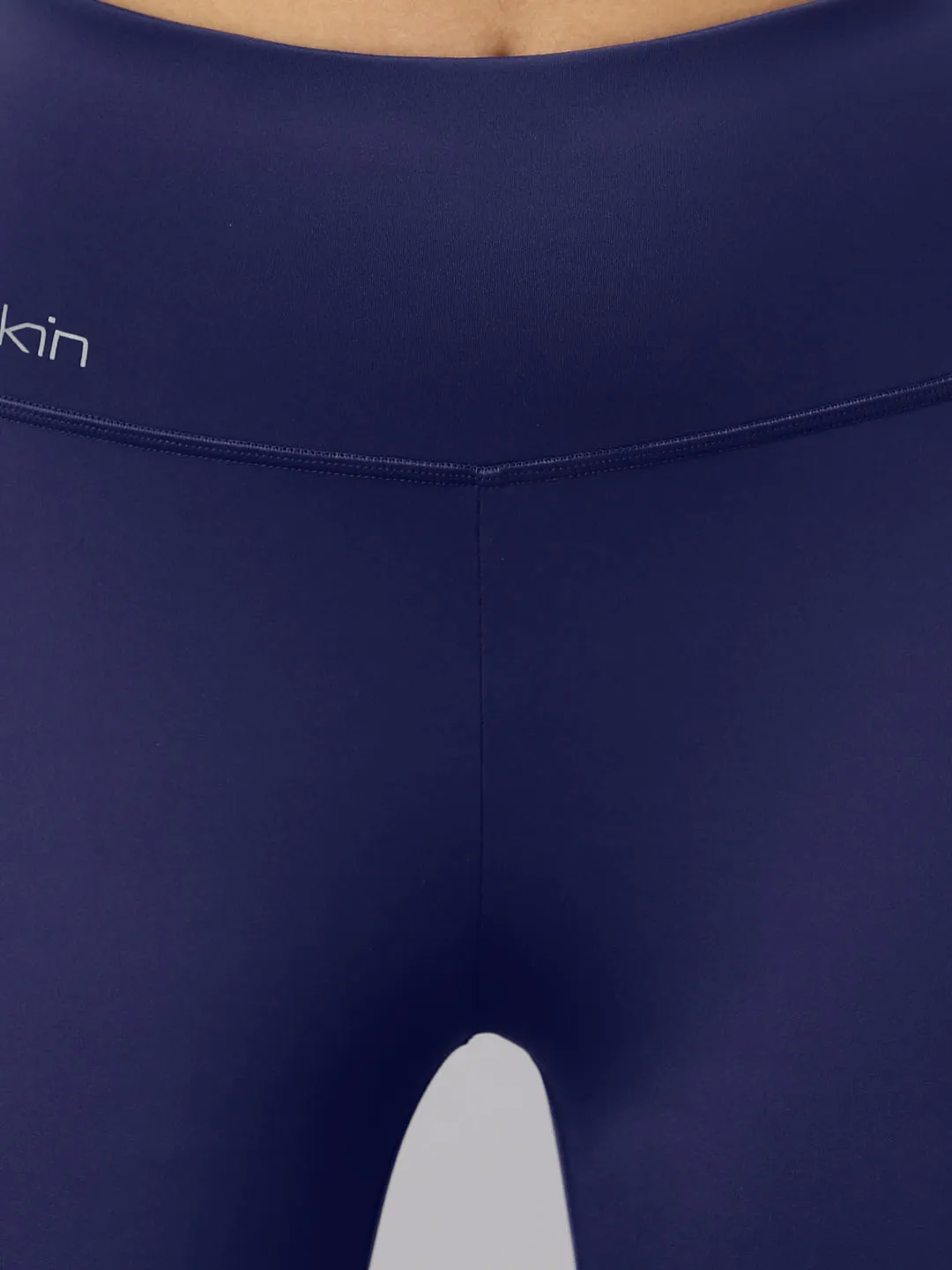 Fitkin Women's Blue Dolphin Curve Sculpt Tights