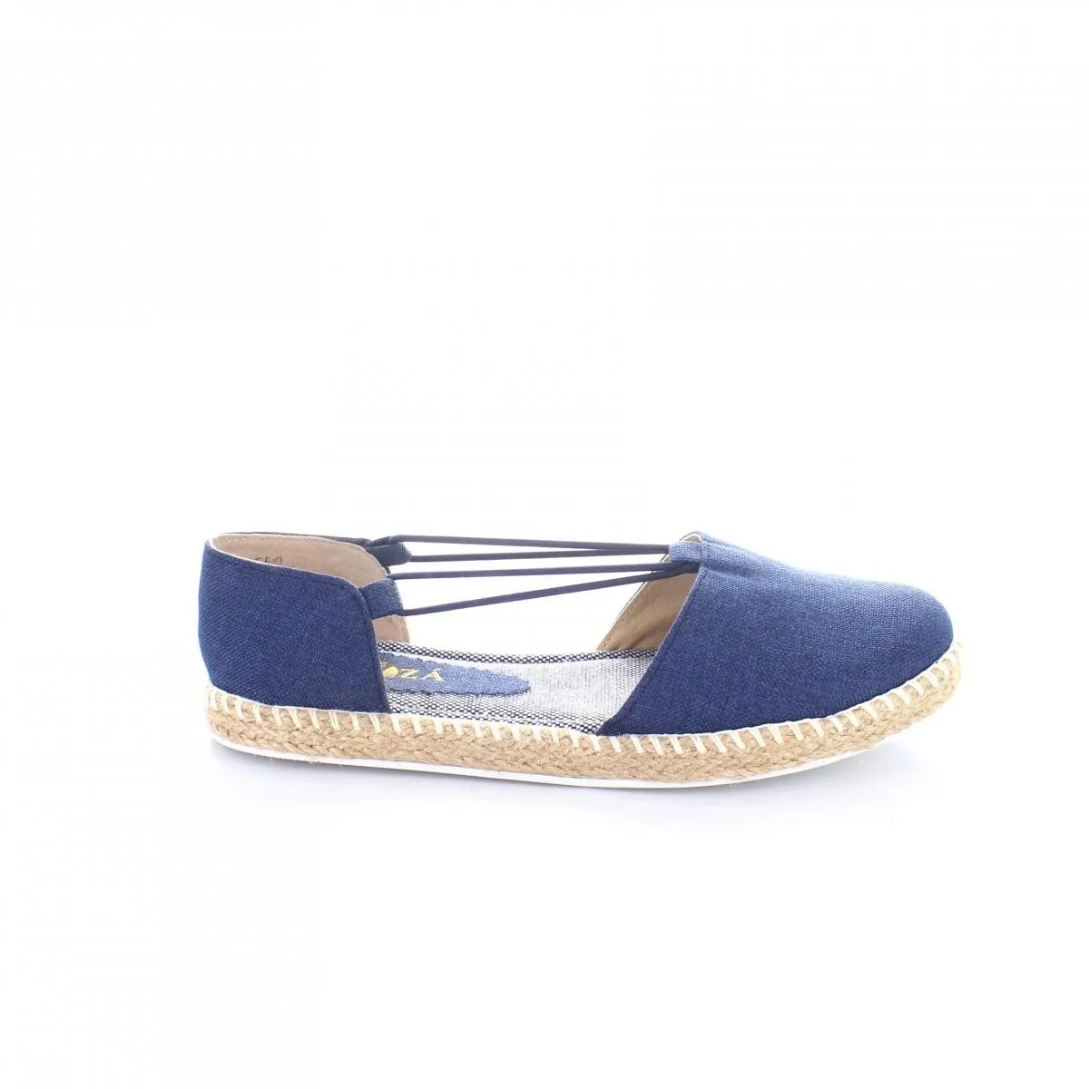 Flats Balerina Dama Yute Mezclilla