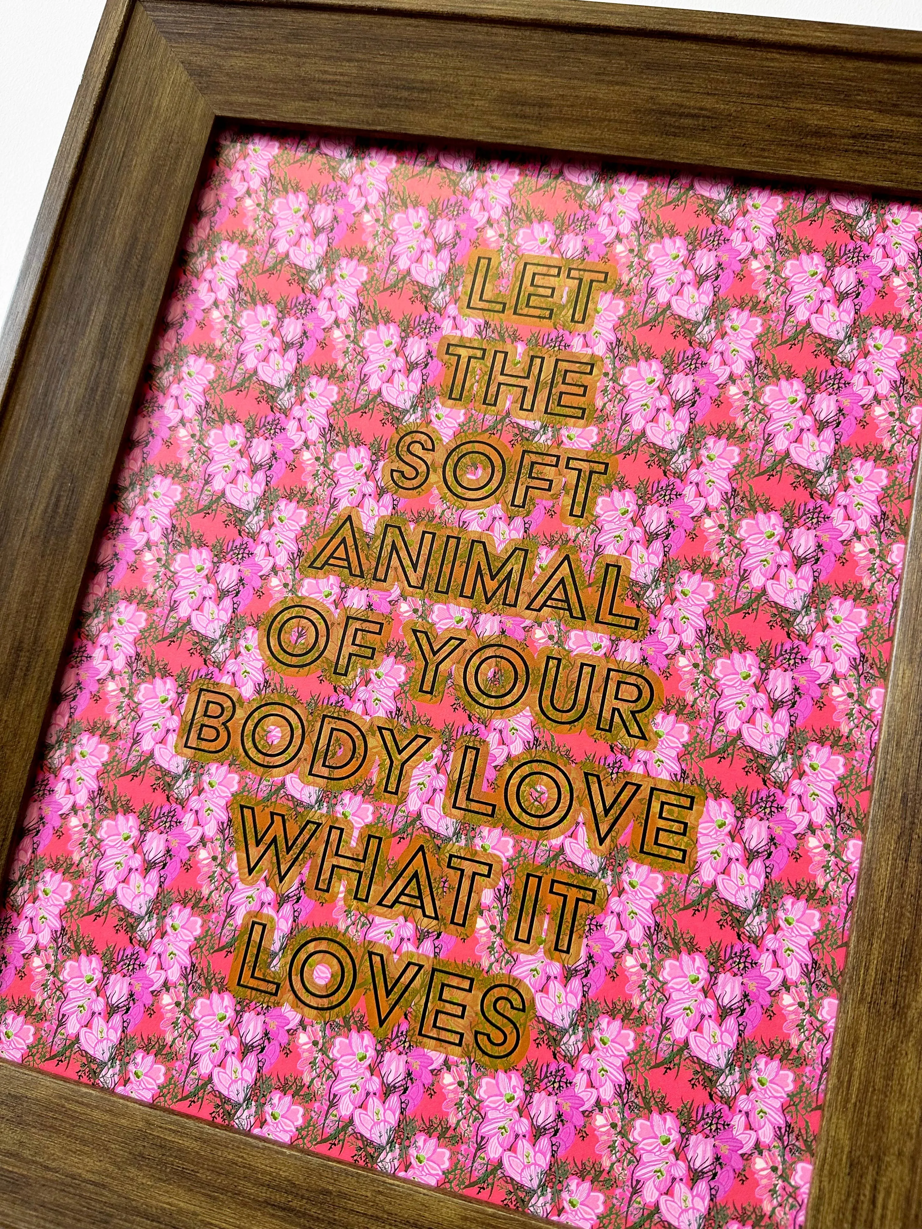 From Wild Geese by Mary Oliver-11 x 14 print