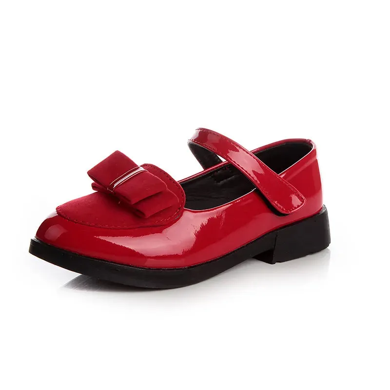 Girls Flats Children Princess Shoes With Bow-knot