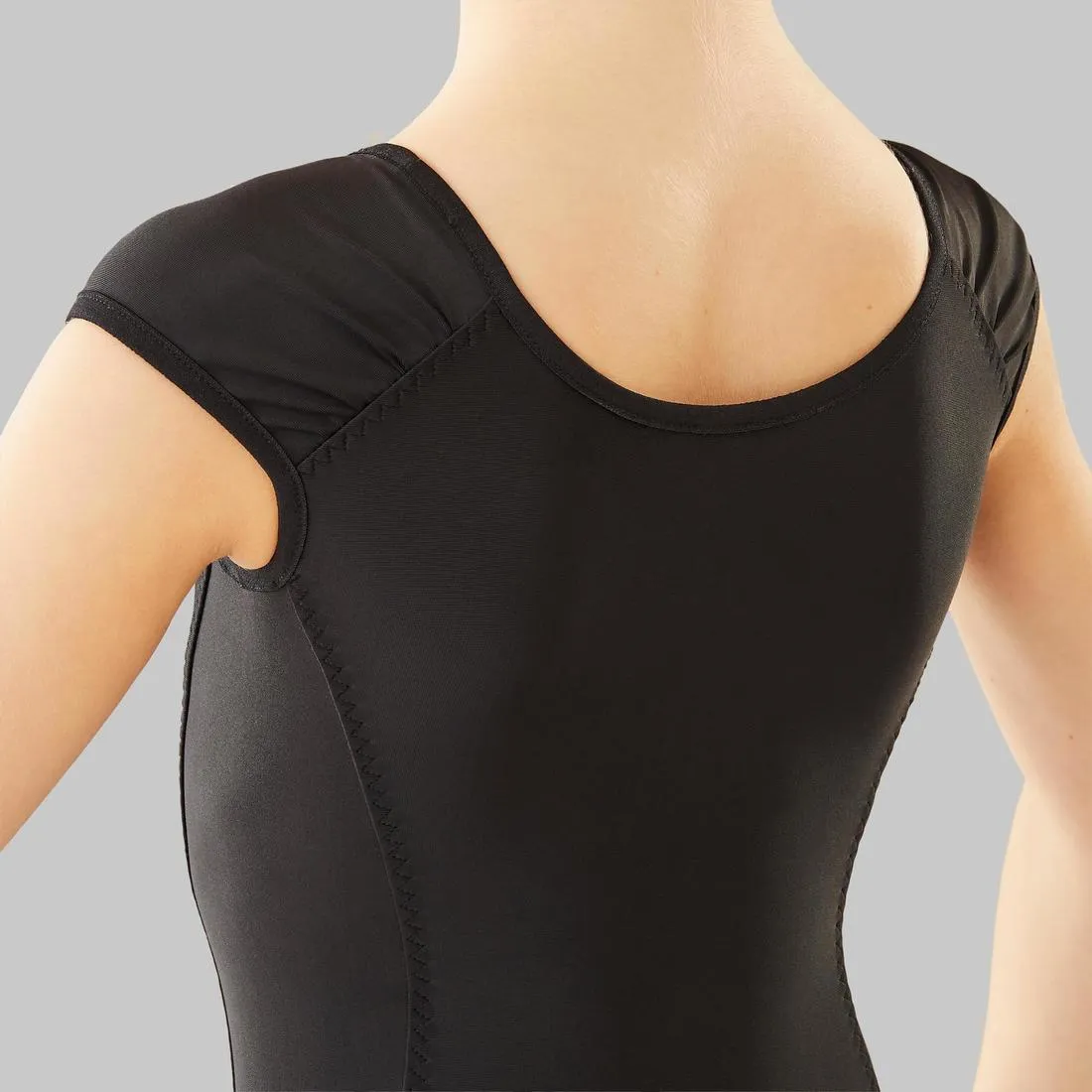 Girls' Short-Sleeved Ballet Leotard