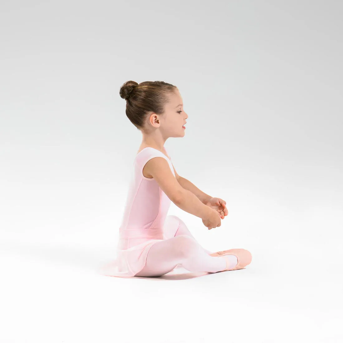 Girls' Short-Sleeved Ballet Leotard