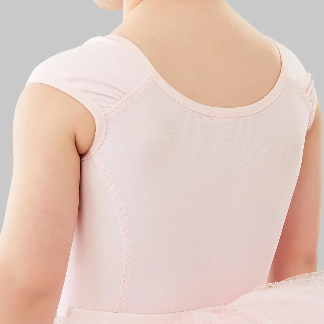 Girls' Short-Sleeved Ballet Leotard