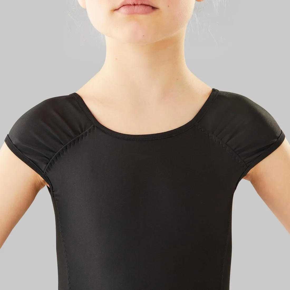 Girls' Short-Sleeved Ballet Leotard