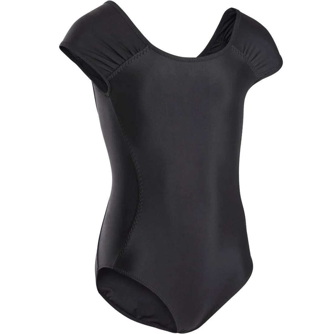 Girls' Short-Sleeved Ballet Leotard
