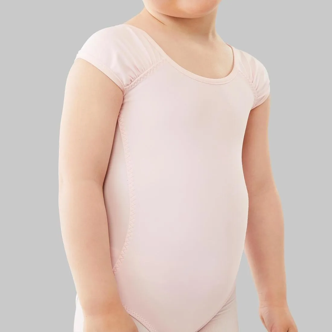 Girls' Short-Sleeved Ballet Leotard
