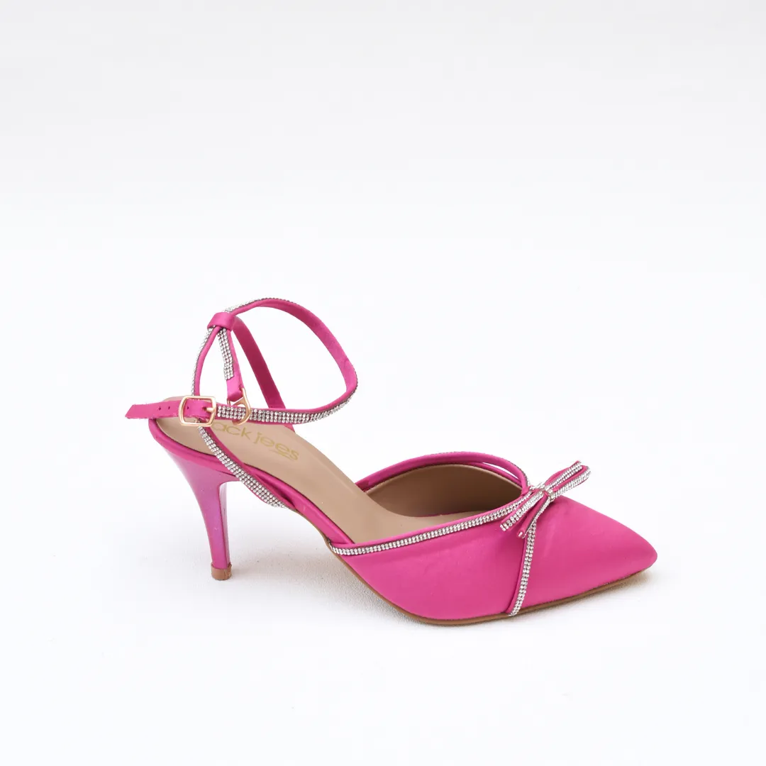 Glitter Strap Stilettos Pink