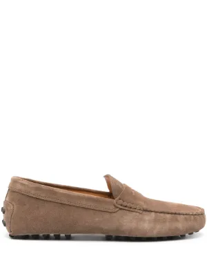 Gommino suede leather loafers