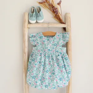 Green Liberty romper