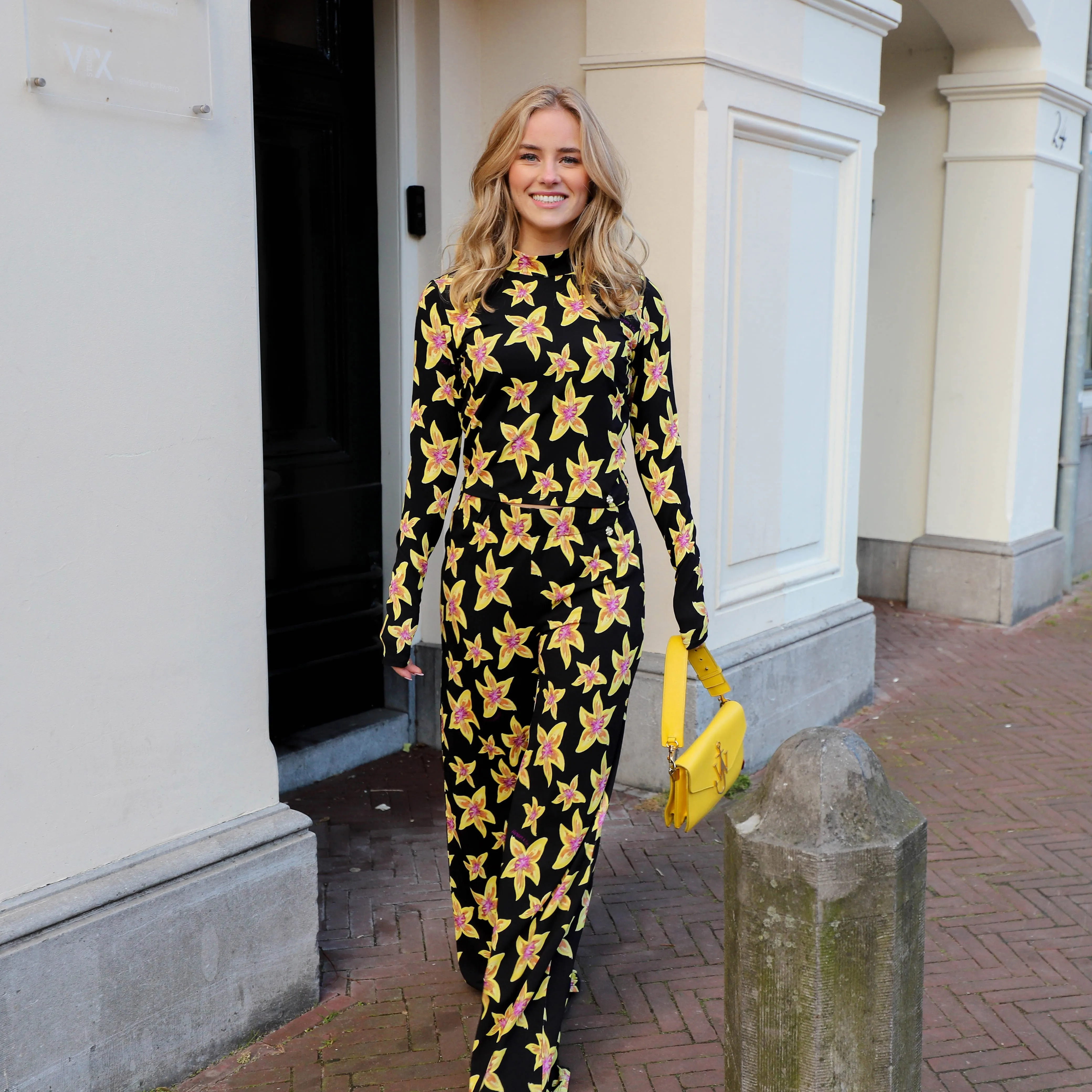 Harper & Yve Jane pants cheeky flower yellow
