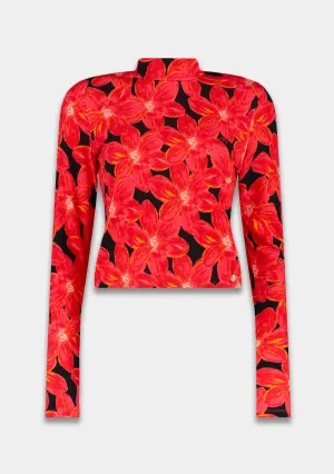Harper & Yve Jeff top spicy red