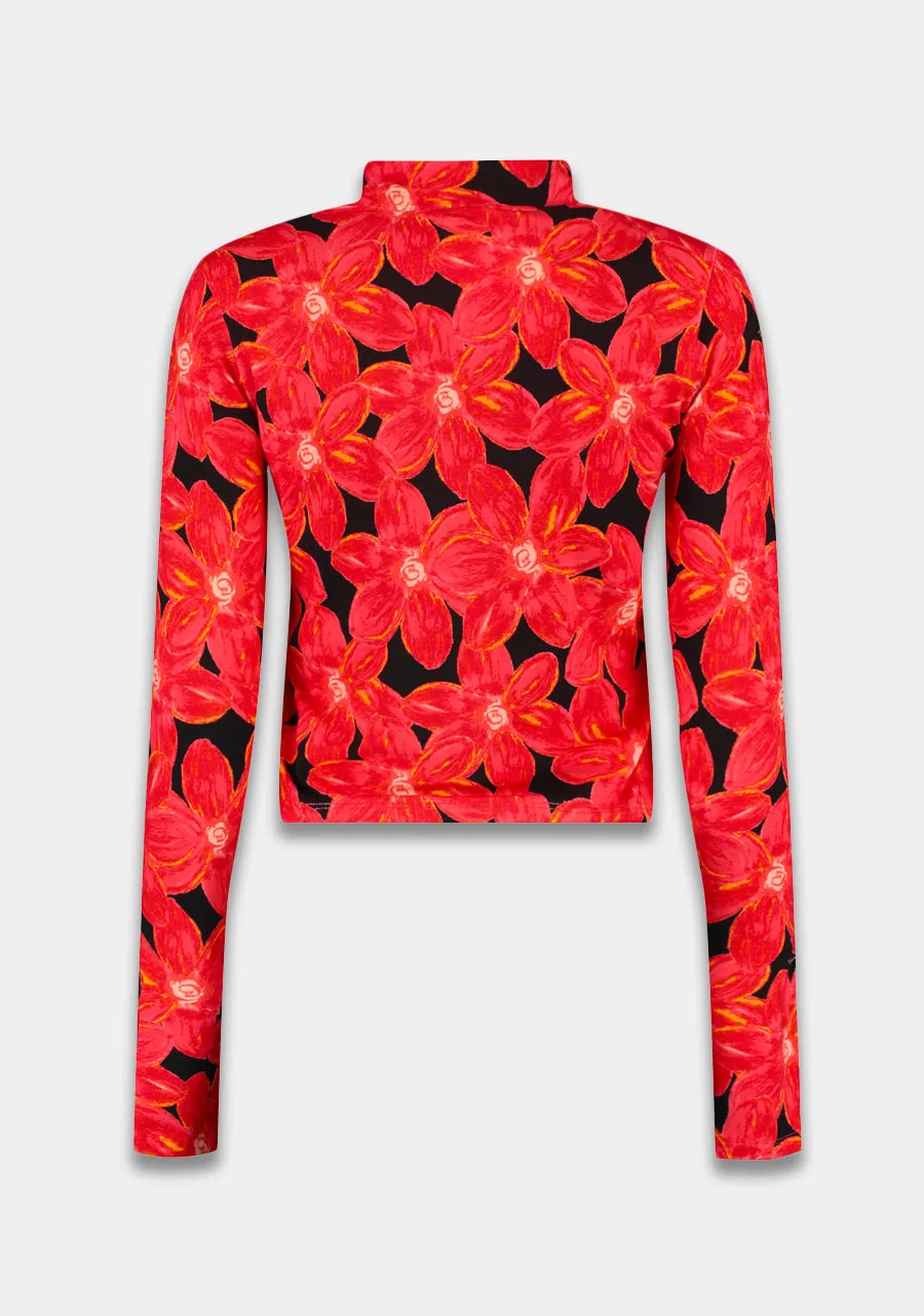 Harper & Yve Jeff top spicy red