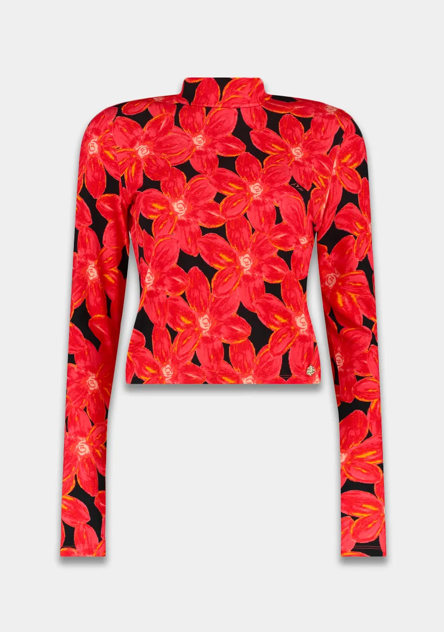 Harper & Yve Jeff top spicy red