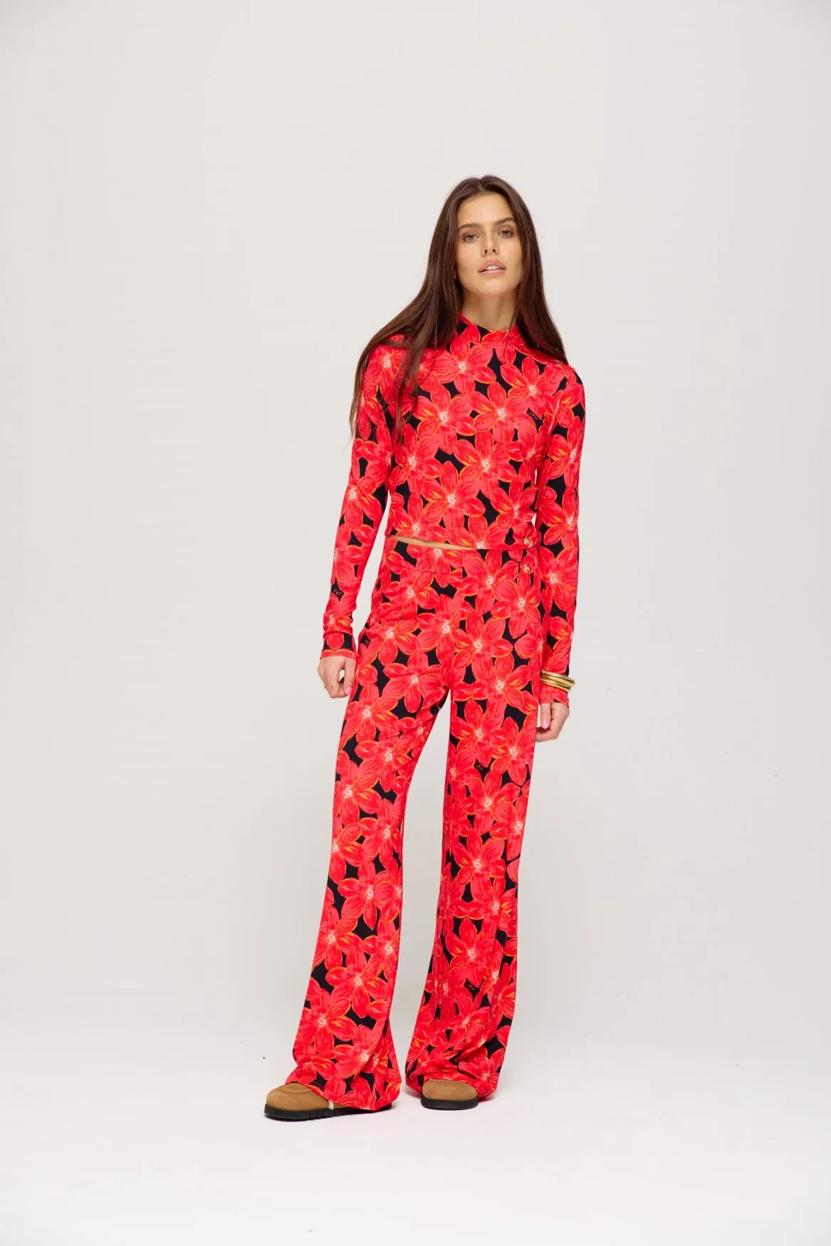 Harper & Yve Jeff top spicy red