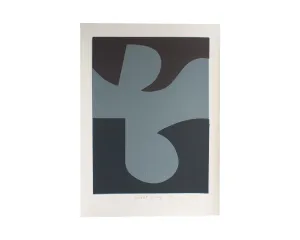 Harry Hilson Signed 1973 Limited Edition Artist Proof Structure Series Serigraph