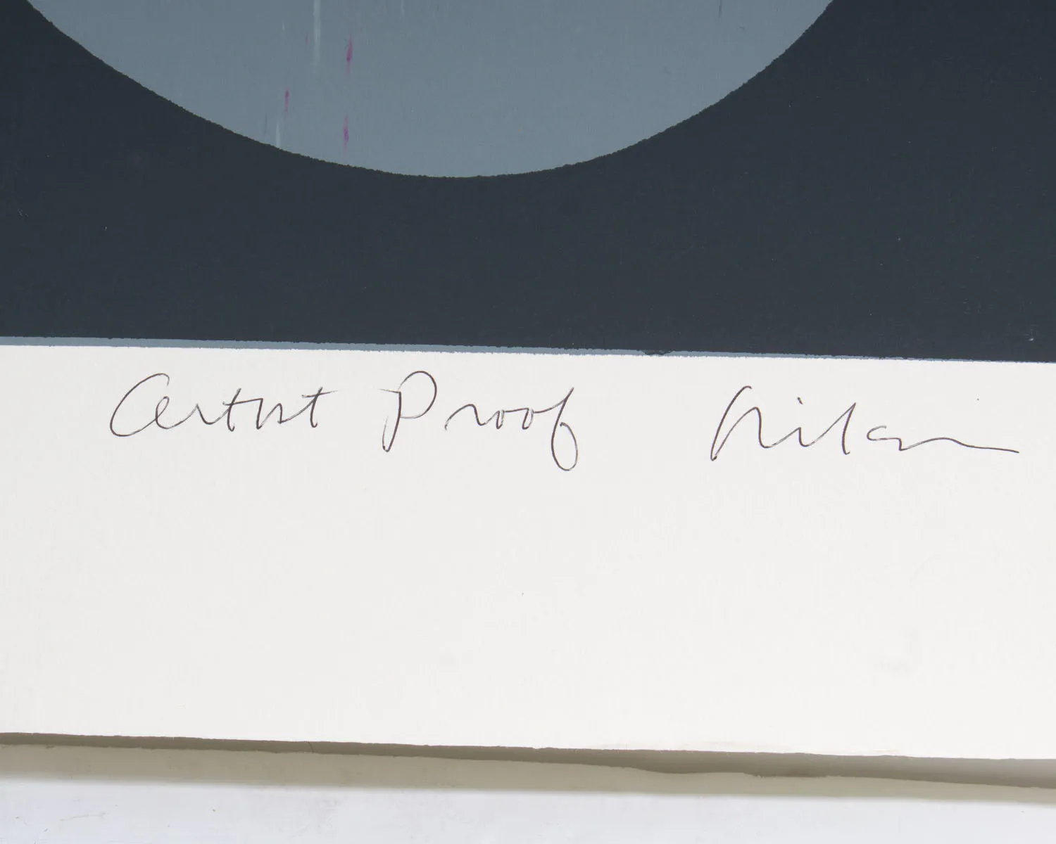 Harry Hilson Signed 1973 Limited Edition Artist Proof Structure Series Serigraph