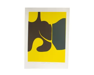 Harry Hilson Signed 1973 Structure Series Artist’s Proof Serigraph