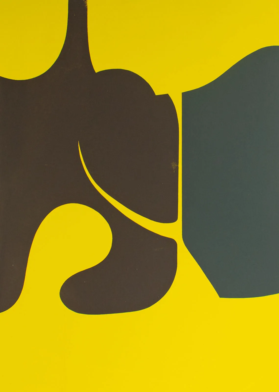 Harry Hilson Signed 1973 Structure Series Artist’s Proof Serigraph