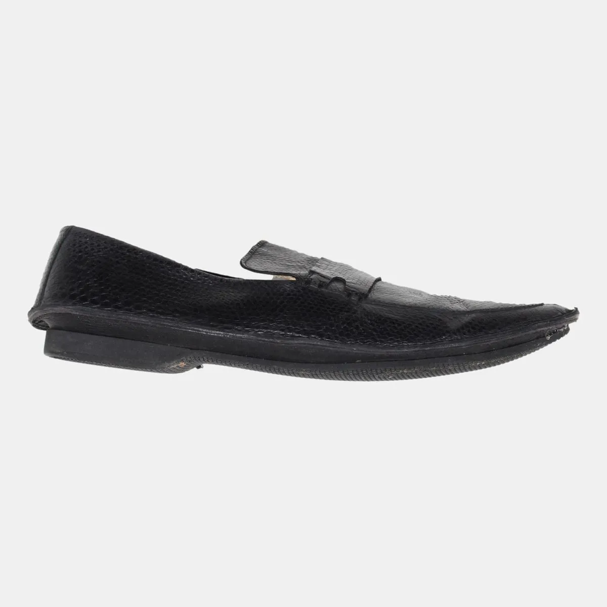 Helmut Lang Lizard embossed Loafers