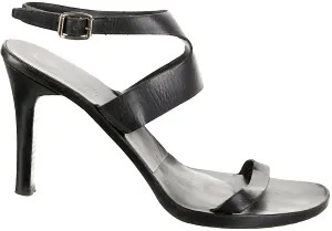 Helmut Lang NY. Black Leather Sandals 38
