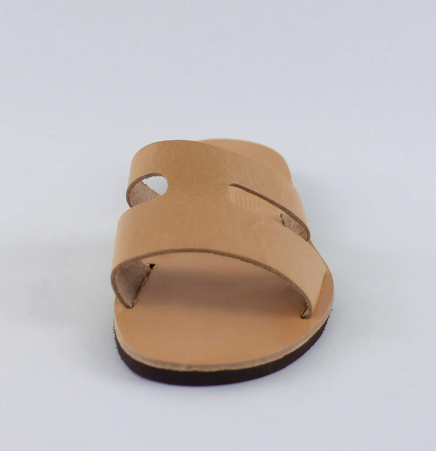HERA NATURAL LEATHER SANDALS