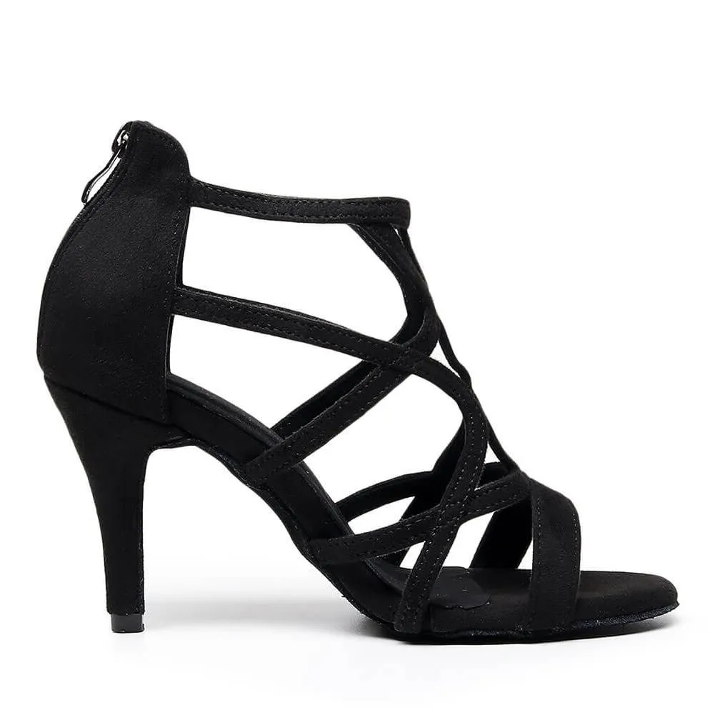 Hollow Open Toe High Heels Casual Boots
