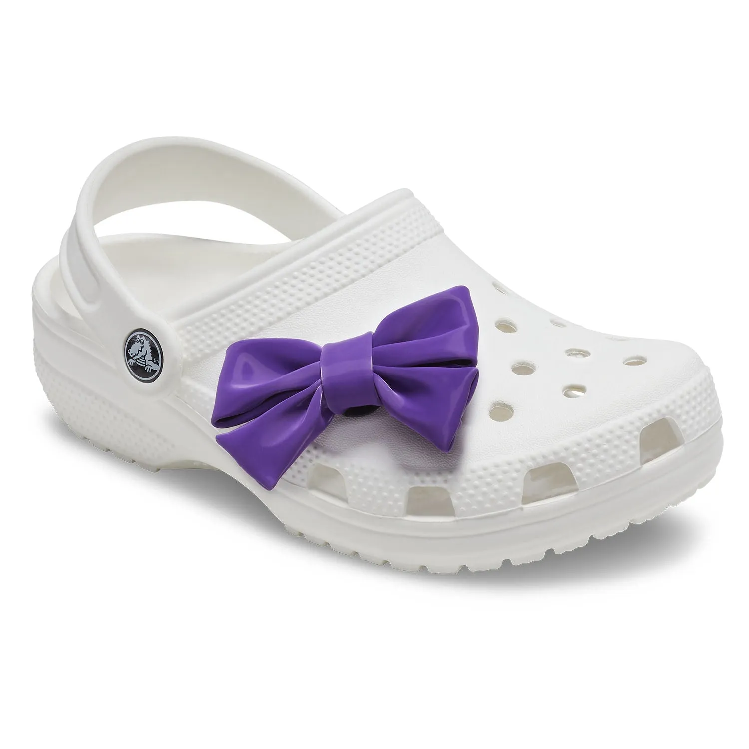 Hyper Purple Bow Jibbitz