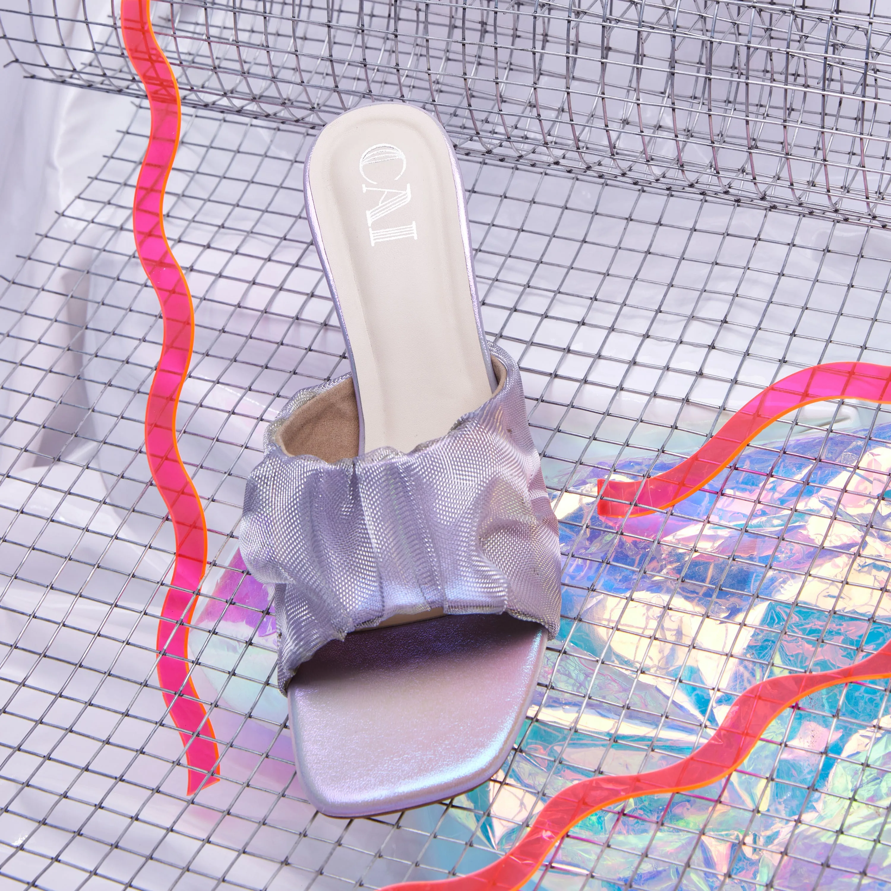 Illusion Mesh Heel