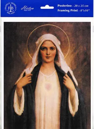 Immaculate Heart of Mary 8 x 10" Print