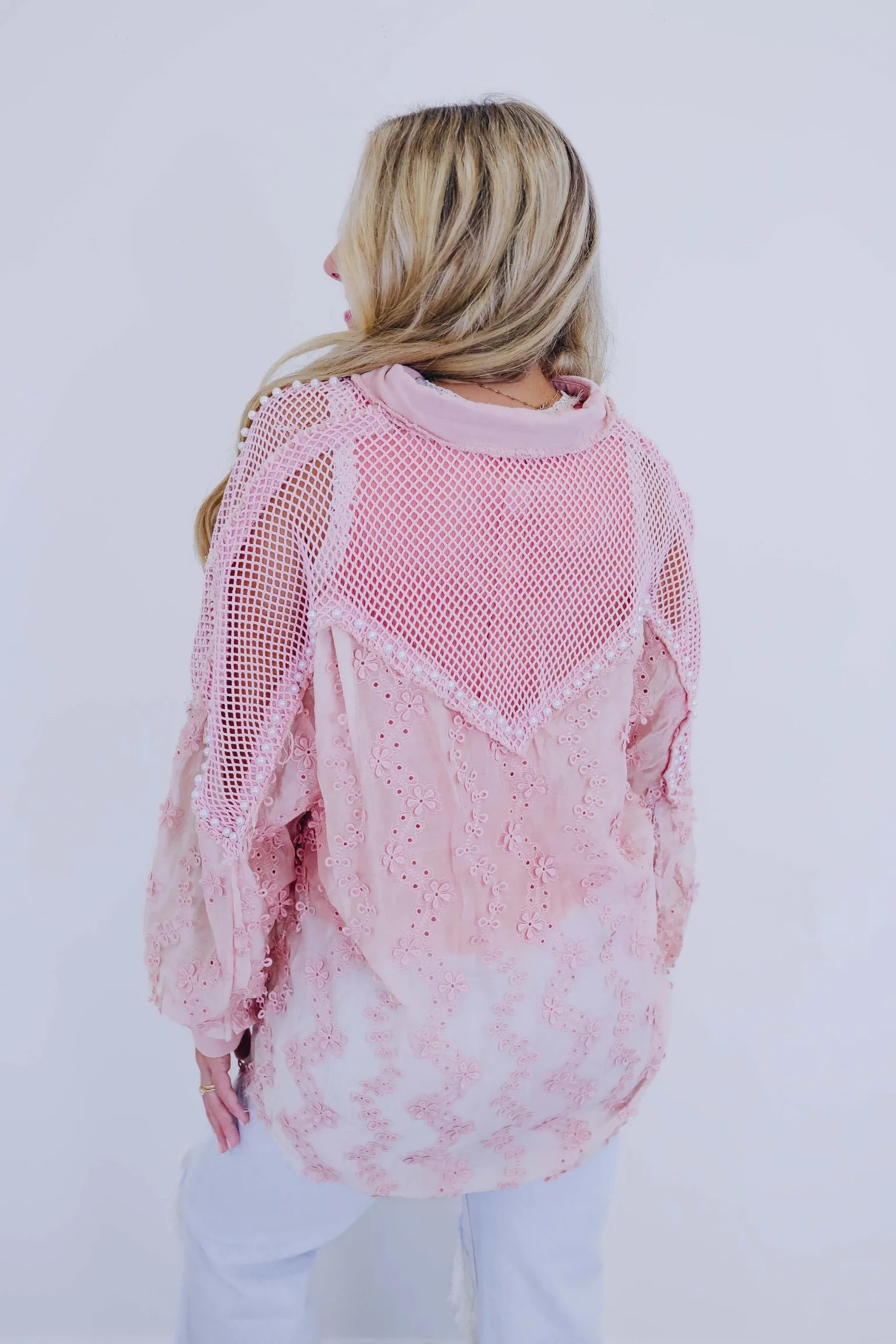 In My Victorian Era Crochet Lace Shacket By POL- 5 Colors