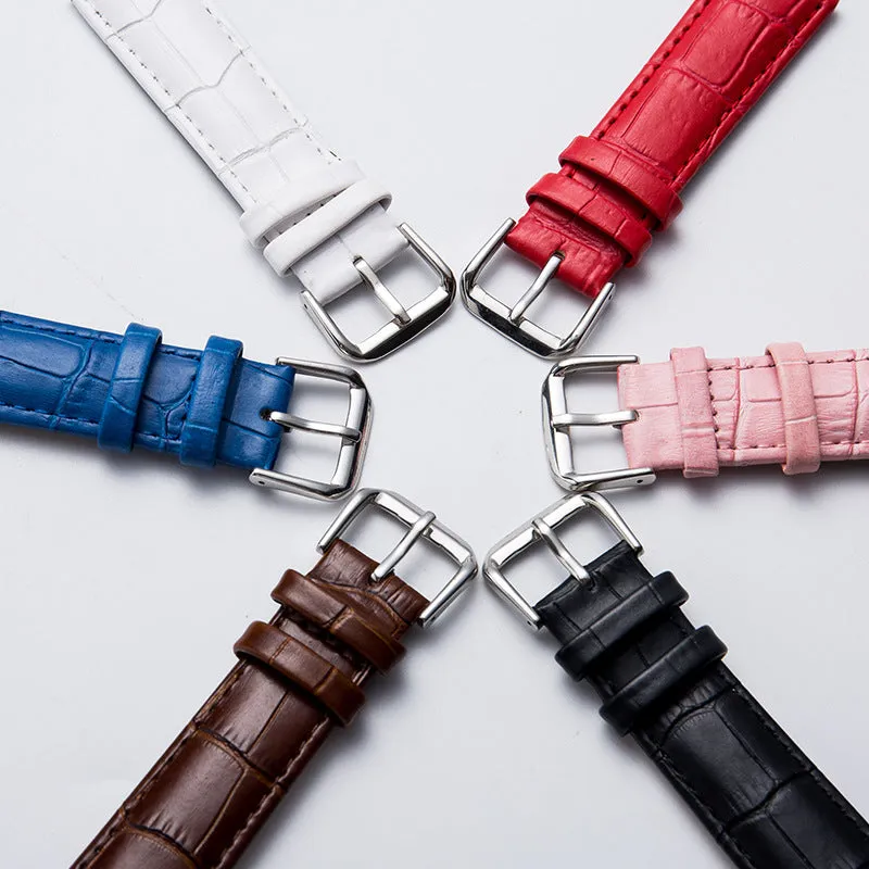INSTOCK-High quality genuine leather watch strap