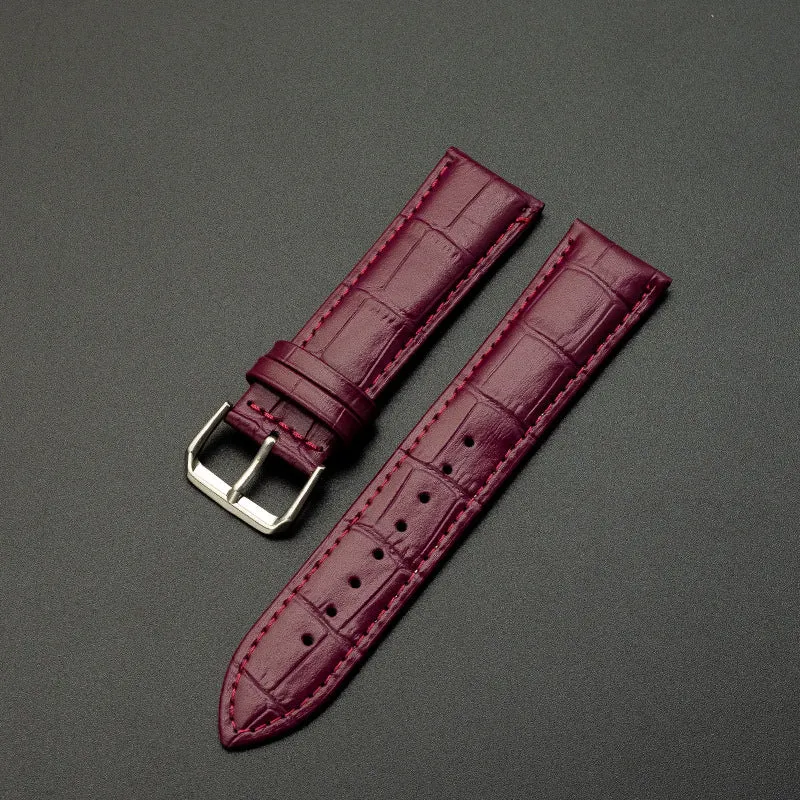 INSTOCK-High quality genuine leather watch strap
