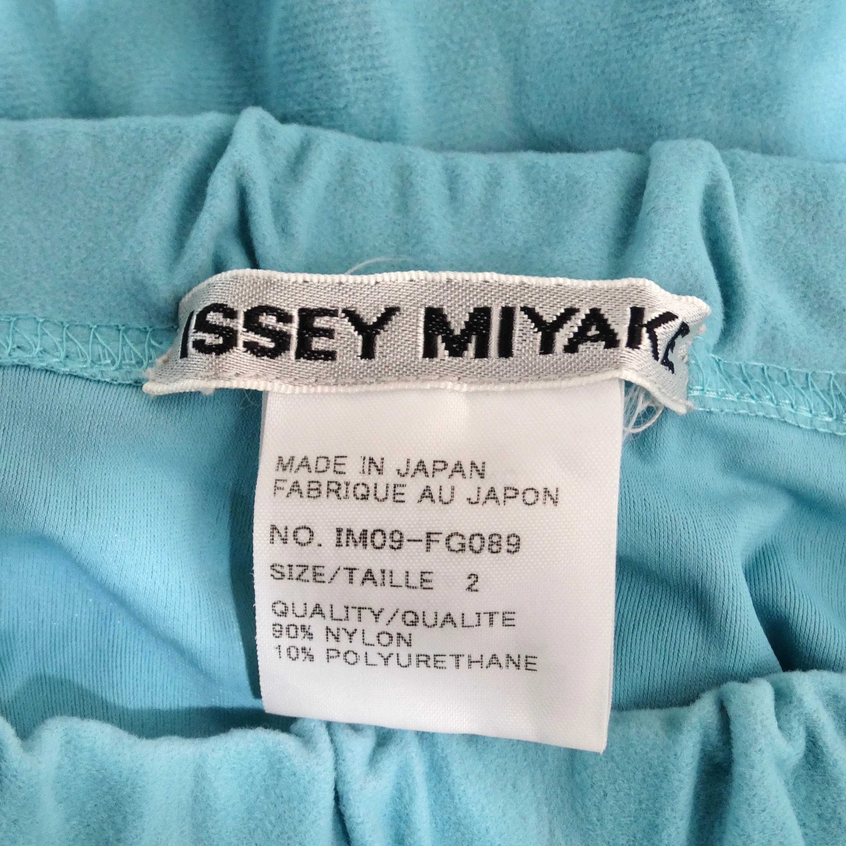 Issey Miyake 1990s Blue Bubble Skirt