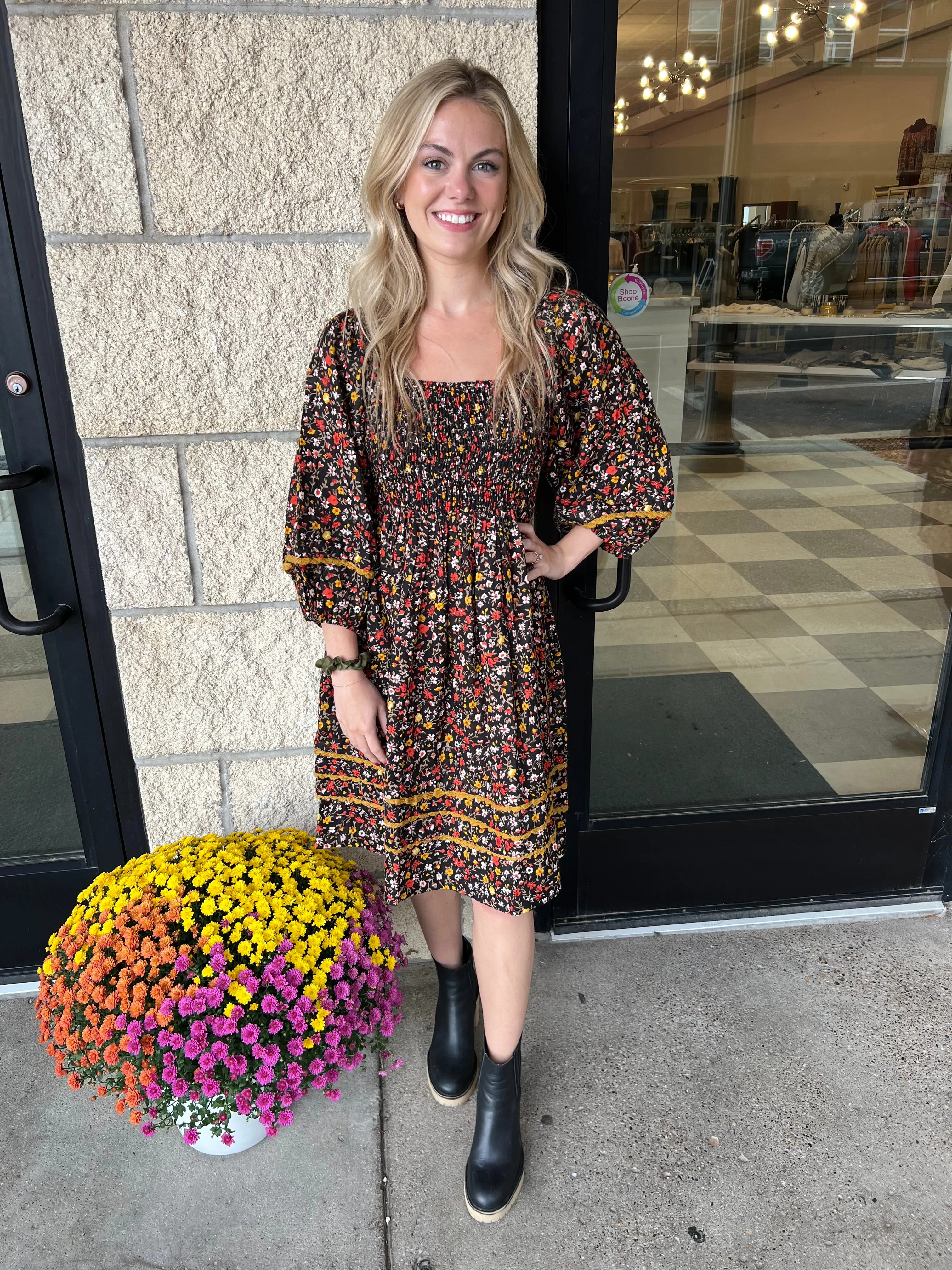 Ivy Jane Gauze Floral Dress