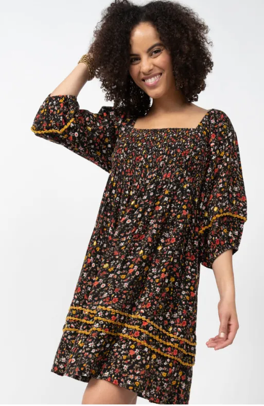 Ivy Jane Gauze Floral Dress