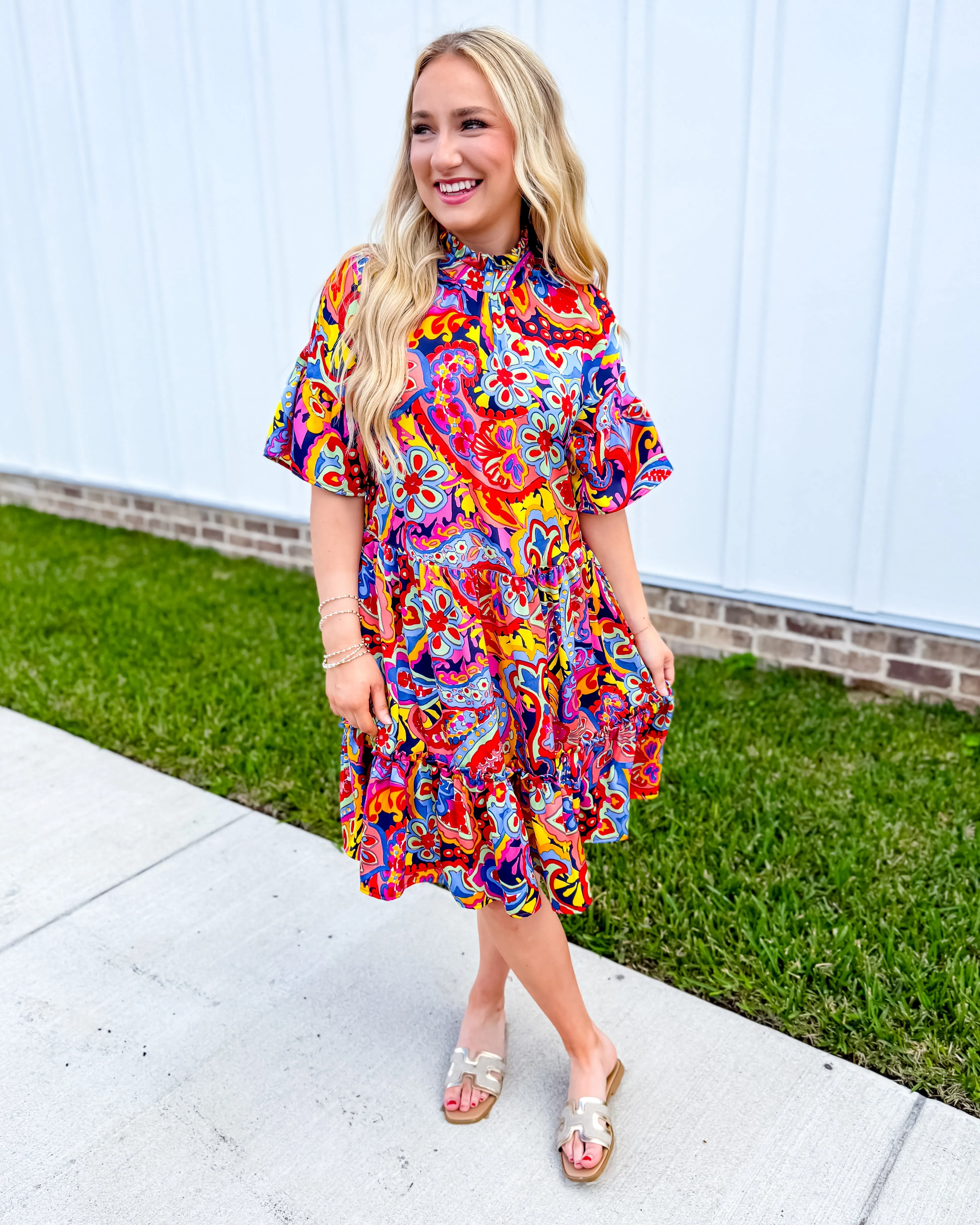 Ivy Jane | Popping Paisley Dress