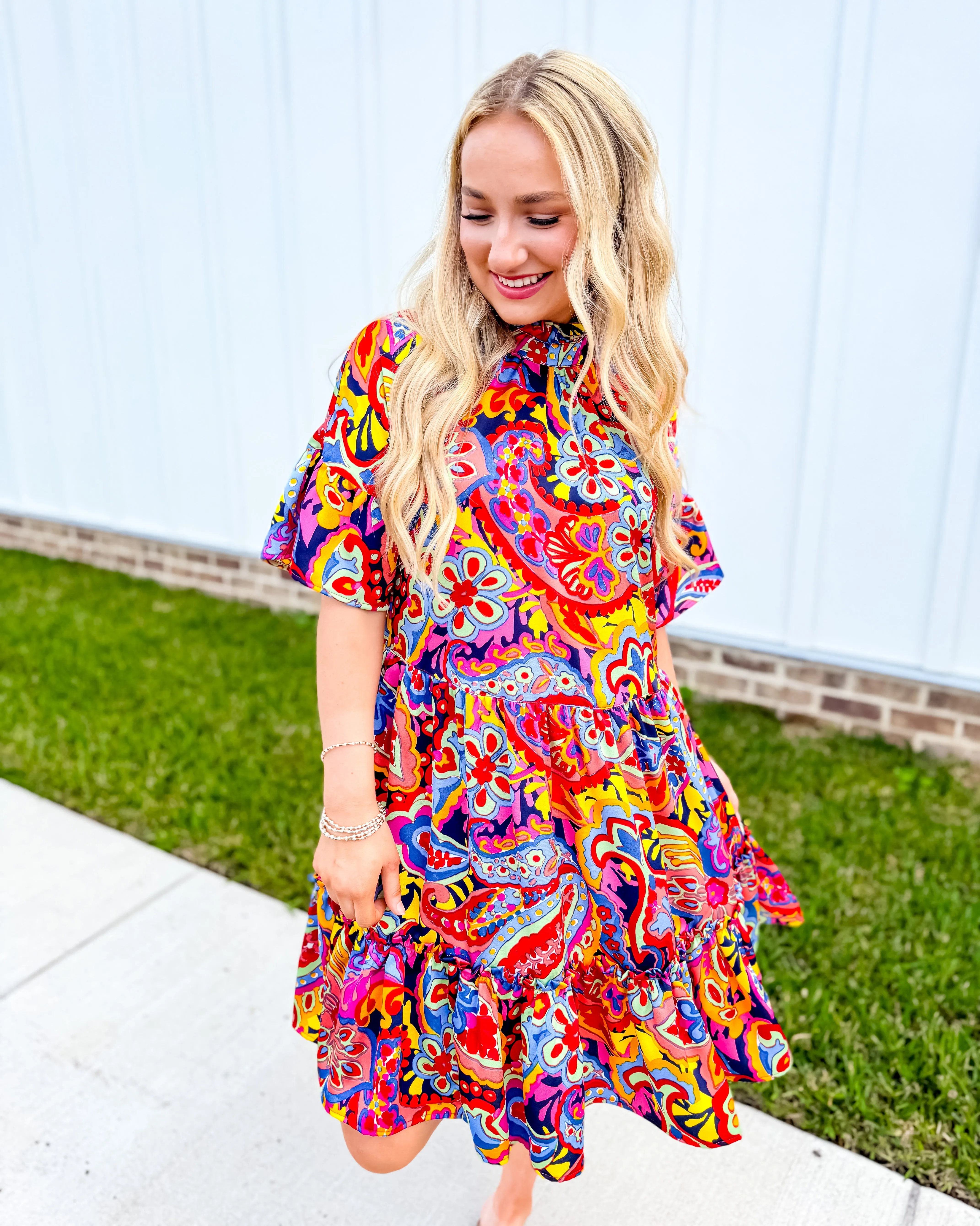 Ivy Jane | Popping Paisley Dress